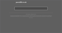 Desktop Screenshot of paceoflife.co.uk