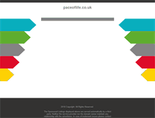 Tablet Screenshot of paceoflife.co.uk